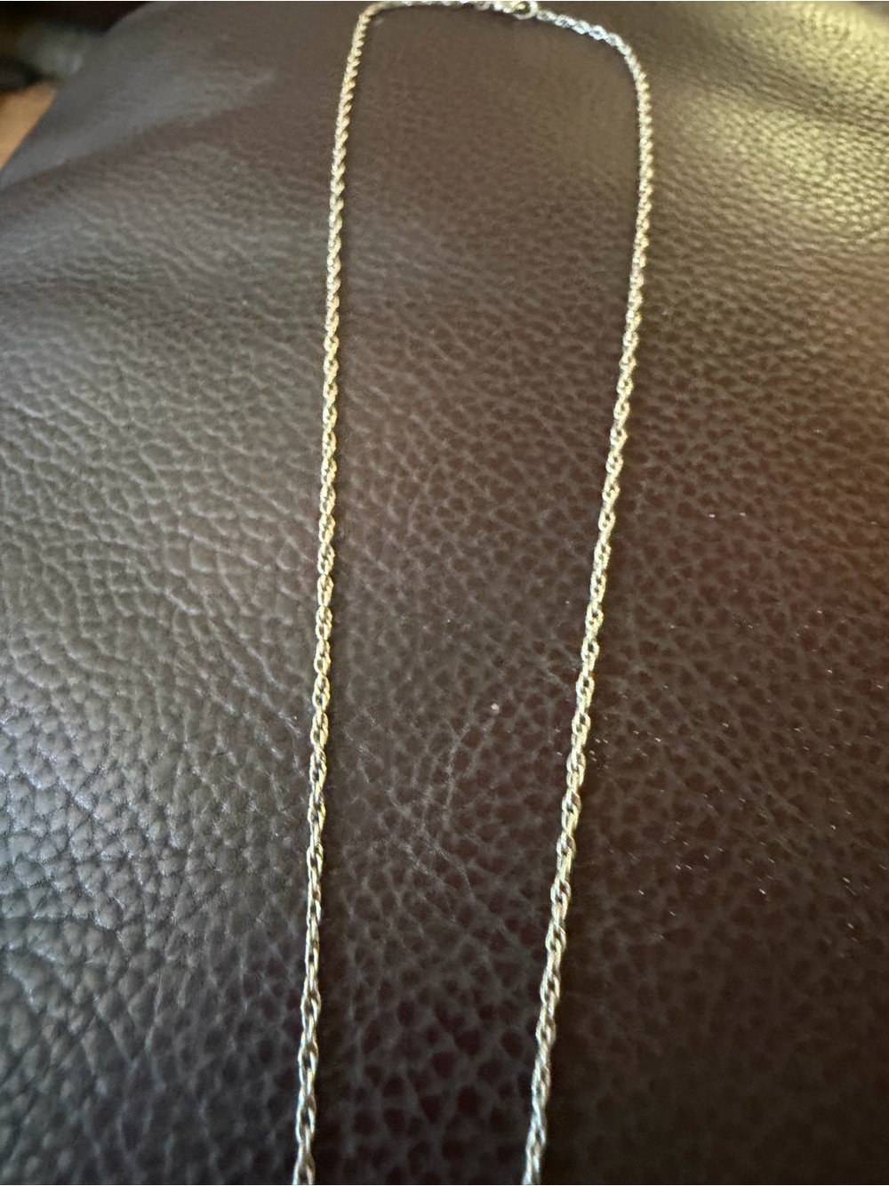 Sterling Silver Curved Horn Pendant Necklace - Silver 16” 925 chain #461 - Picture 5 of 7